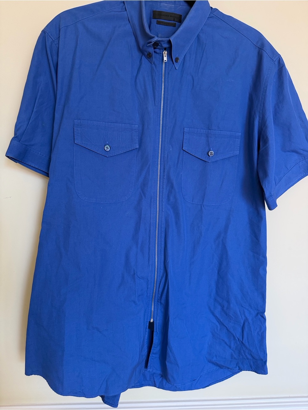 Alexander McQueen Royal Blue Shirt